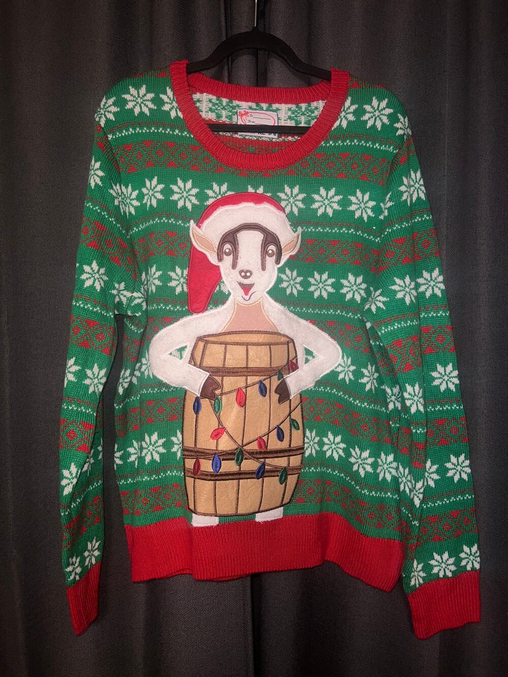 Ugly Christmas Sweater Xmas Size XL